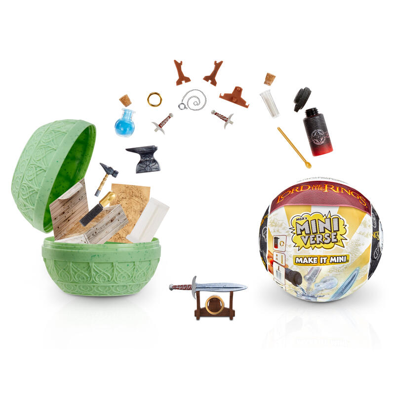 Mga entertainment mga’s miniverse make it mini el seÑor de los anillos minicoleccionables, accesorios para muÑecas artÍculo surt