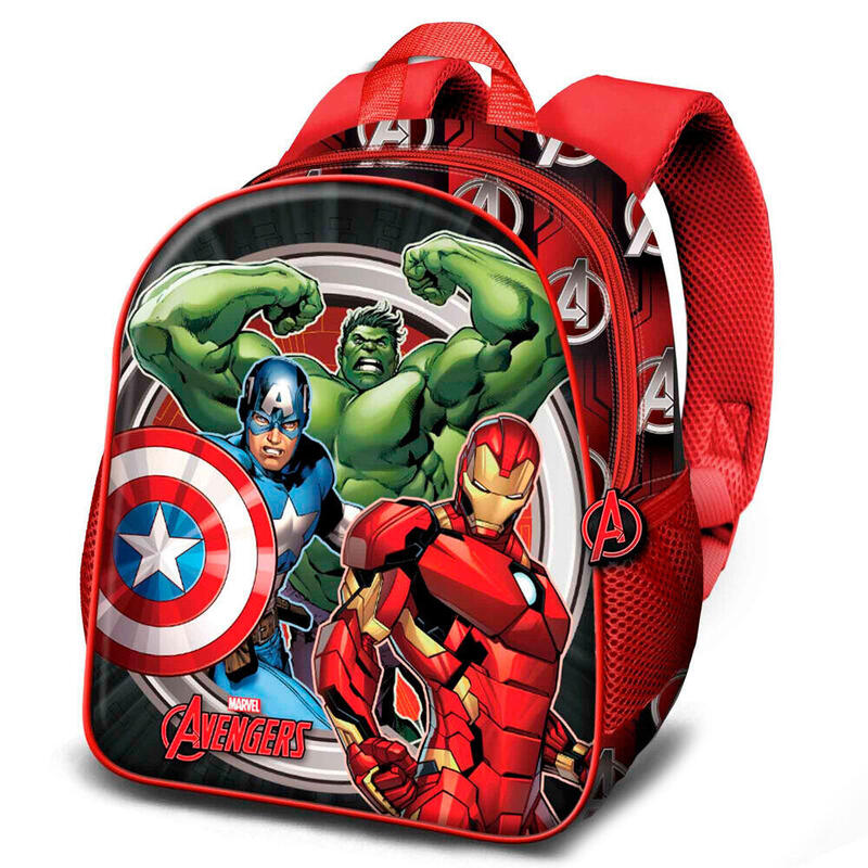 Mochila 3d almighty los vengadores avengers marvel 31cm
