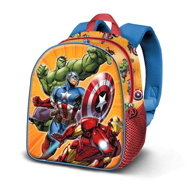 Mochila 3d attack los vengadores avengers marvel 31cm