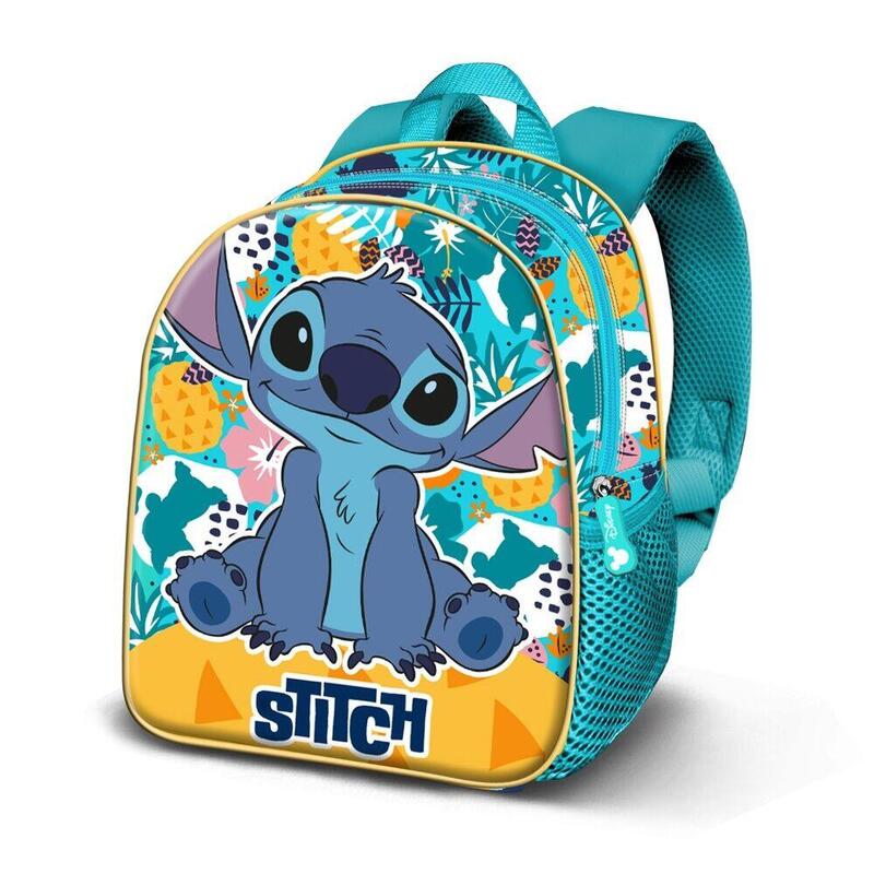 Mochila 3d colors stitch disney 31cm