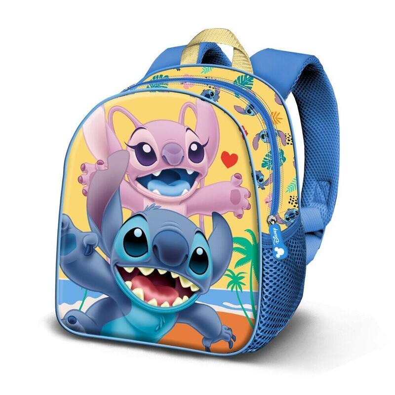Mochila 3d ocean stitch disney 31cm