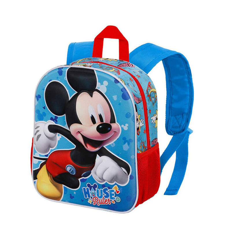 Mochila 3d pequeÑa mickey mouse house. karactermania