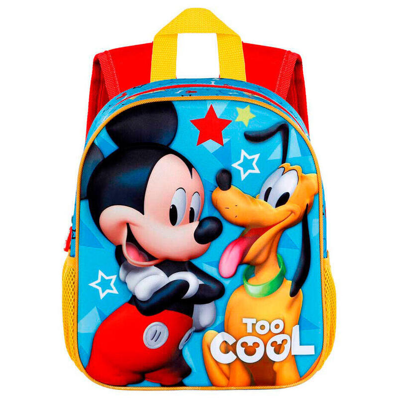 Mochila 3d pluto & mickey disney 31cm