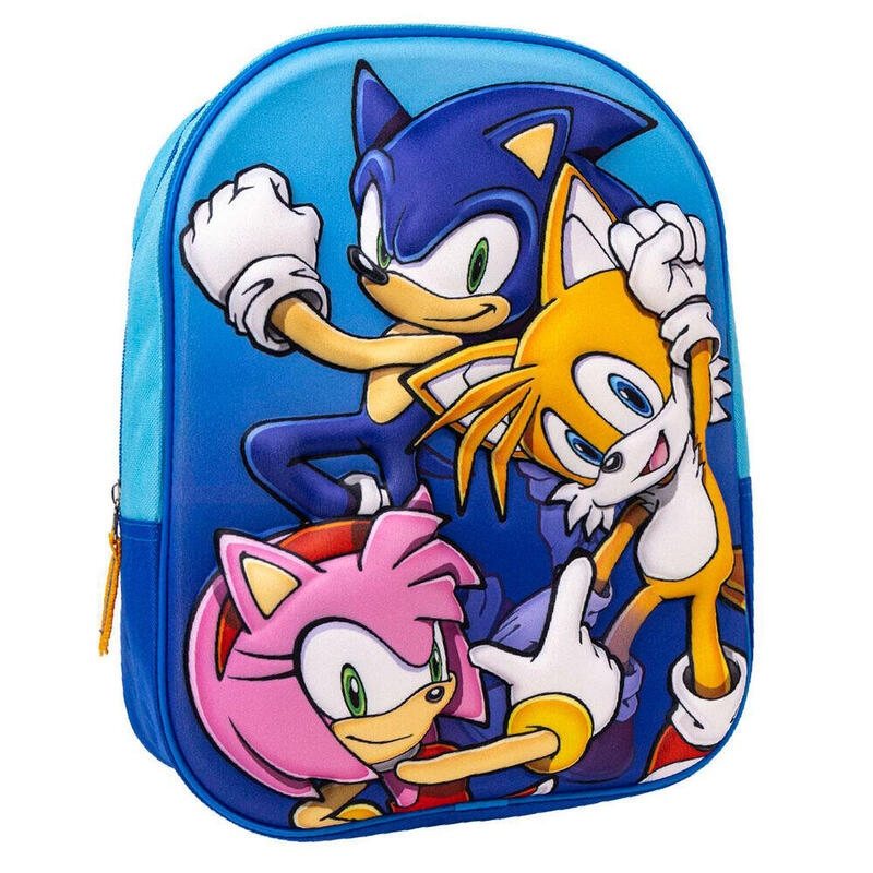 Mochila 3d sonic the hedgehog 31cm
