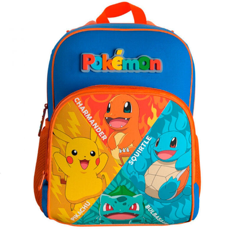 Mochila 3d starters pokemon 30cm
