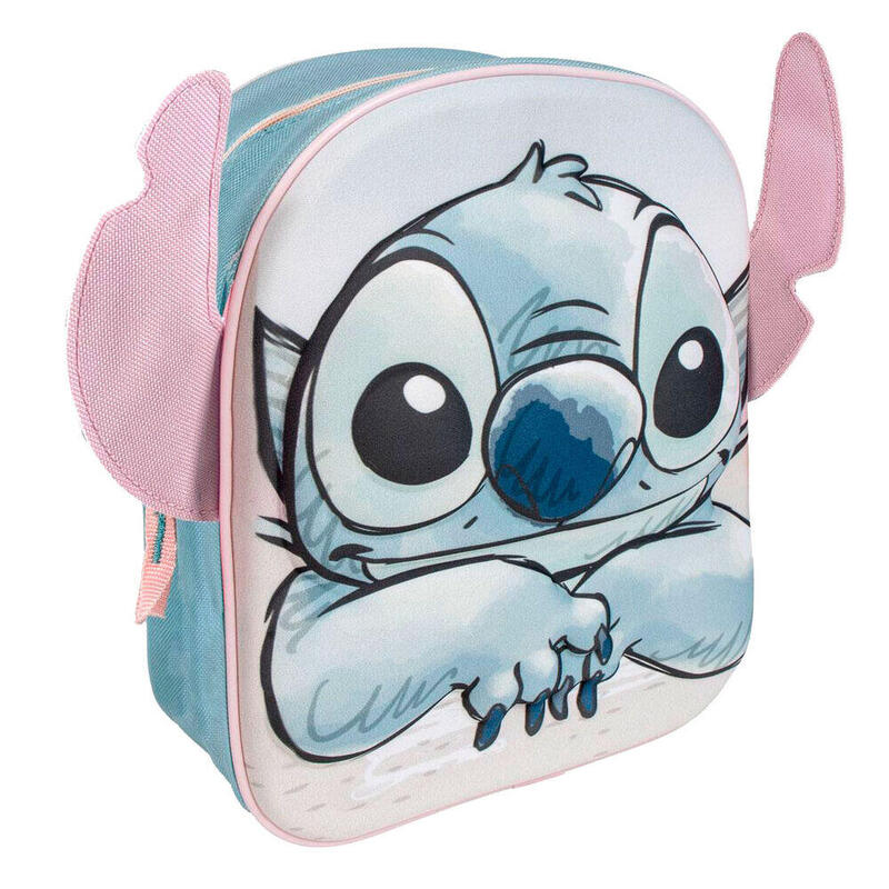 Mochila 3d stitch disney 27cm