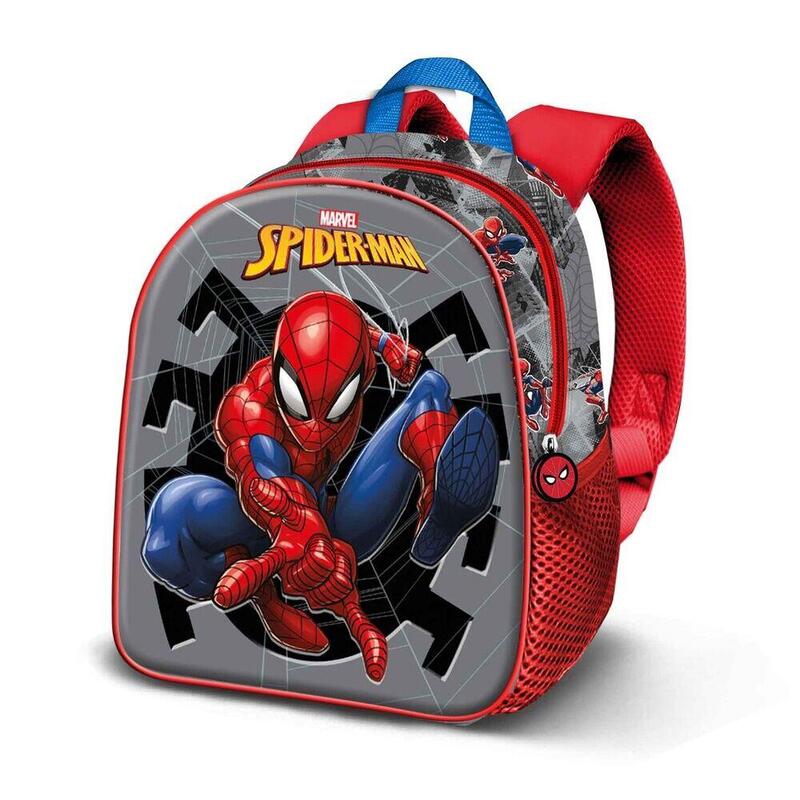 Mochila 3d symbol spiderman marvel 31cm