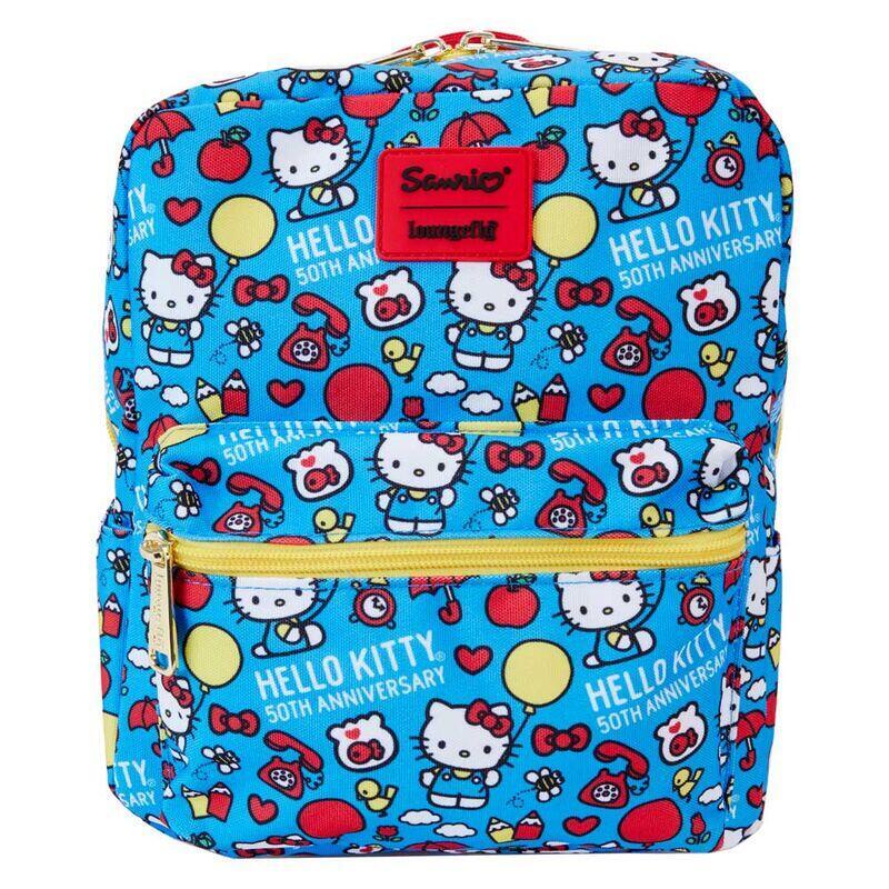 Mochila 50th anniversary hello kitty loungefly 24cm