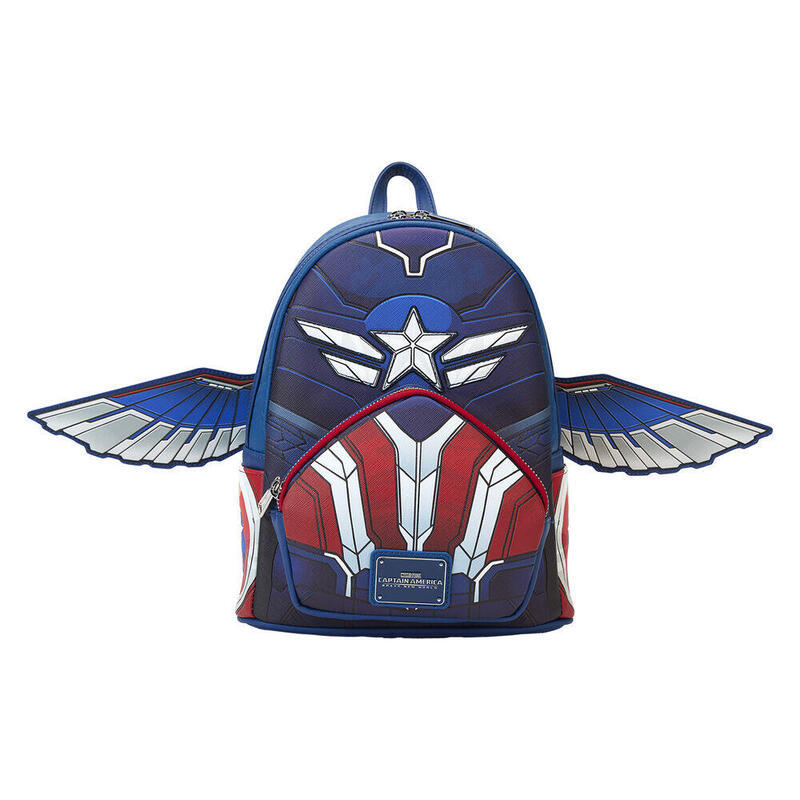 Mochila brave new world capitan america marvel loungefly