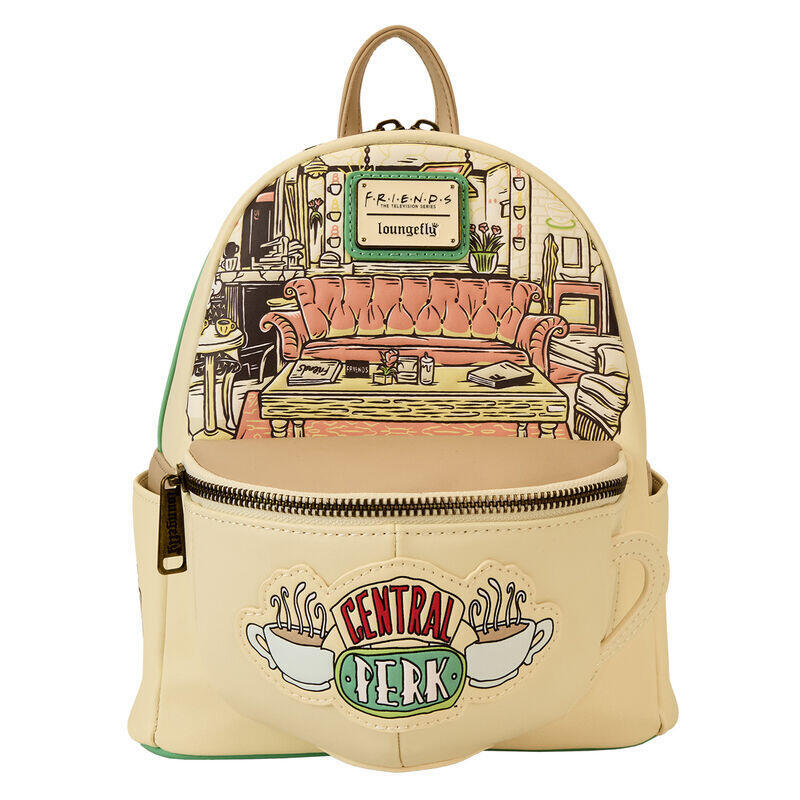 Mochila central perk friends loungefly 26cm