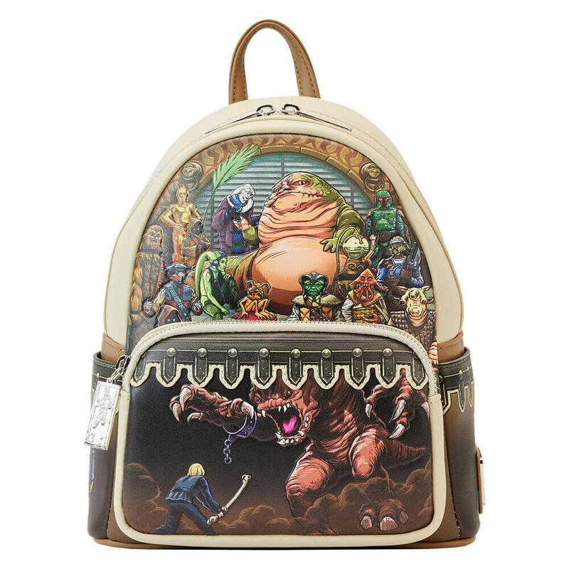 Mochila el retorno del jedi el palacio de jabba star wars loungefly 26cm