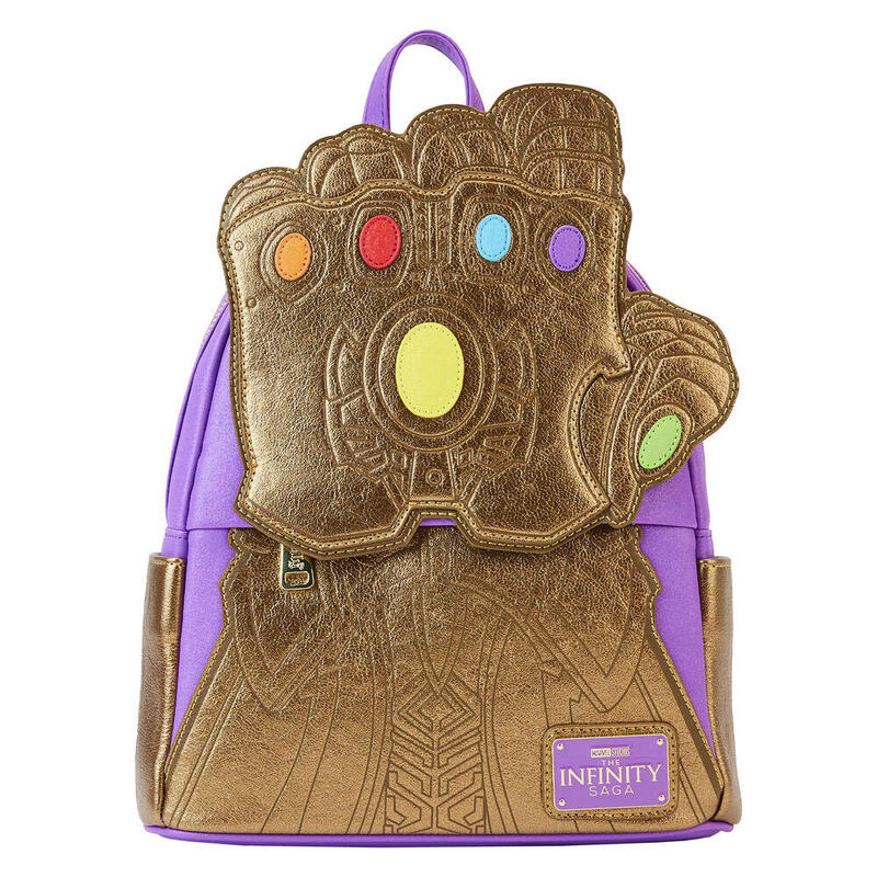 Mochila guantelete thanos marvel loungefly 26cm
