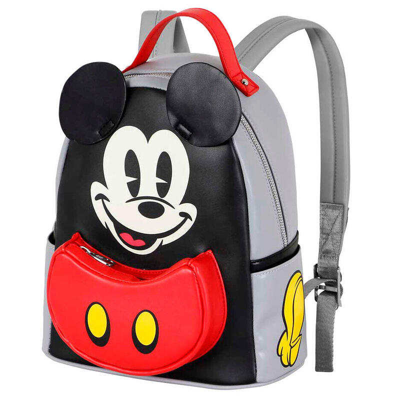 Mochila heady face mickey disney 29cm