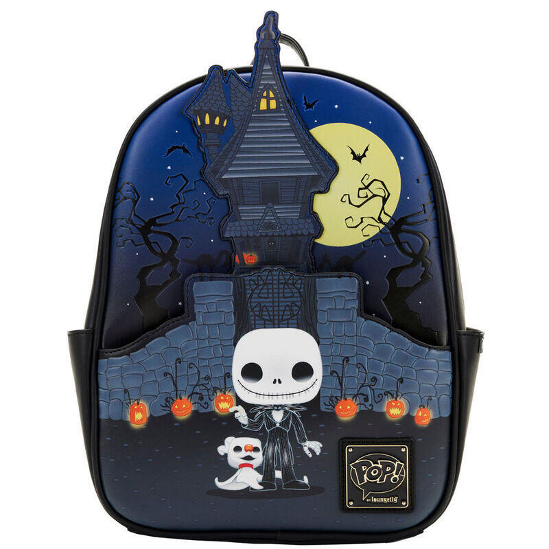 Mochila jack skellington pesadilla antes de navidad disney loungefly 30cm
