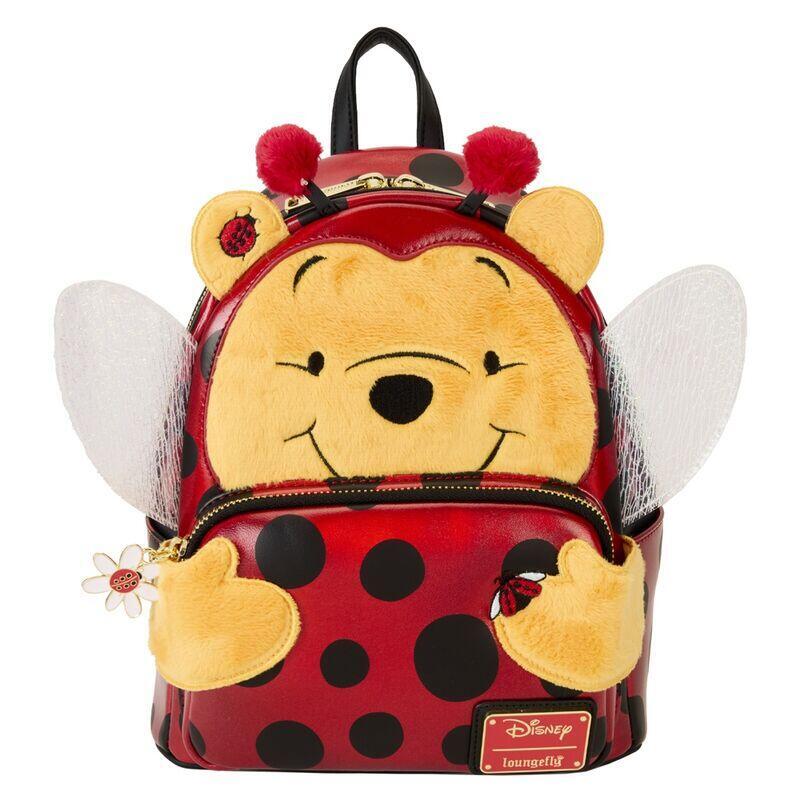 Mochila ladybug winnie the pooh disney loungefly 26cm