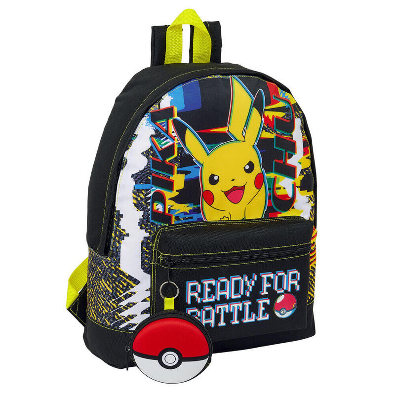Mochila + monedero pokemon 40cm