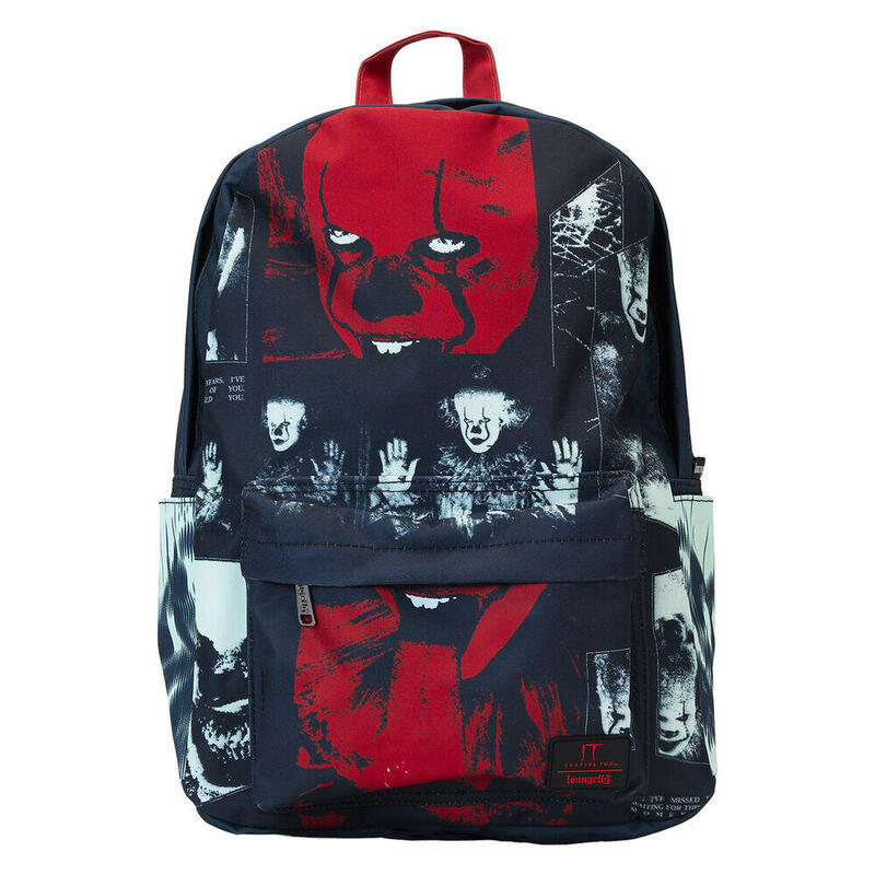 Mochila nylon i heart pennywise it loungefly 44cm