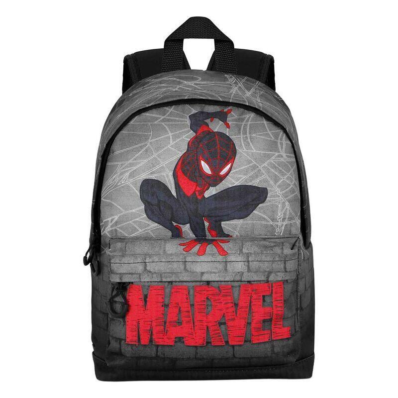Mochila spin spiderman marvel 34cm adaptable