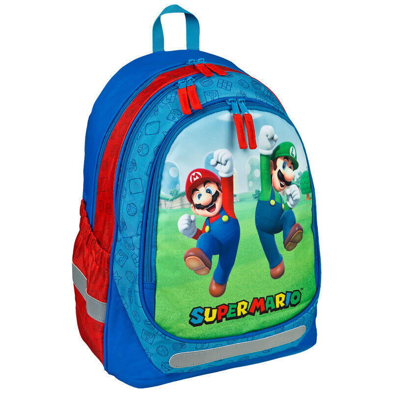 Mochila super mario bros 43cm