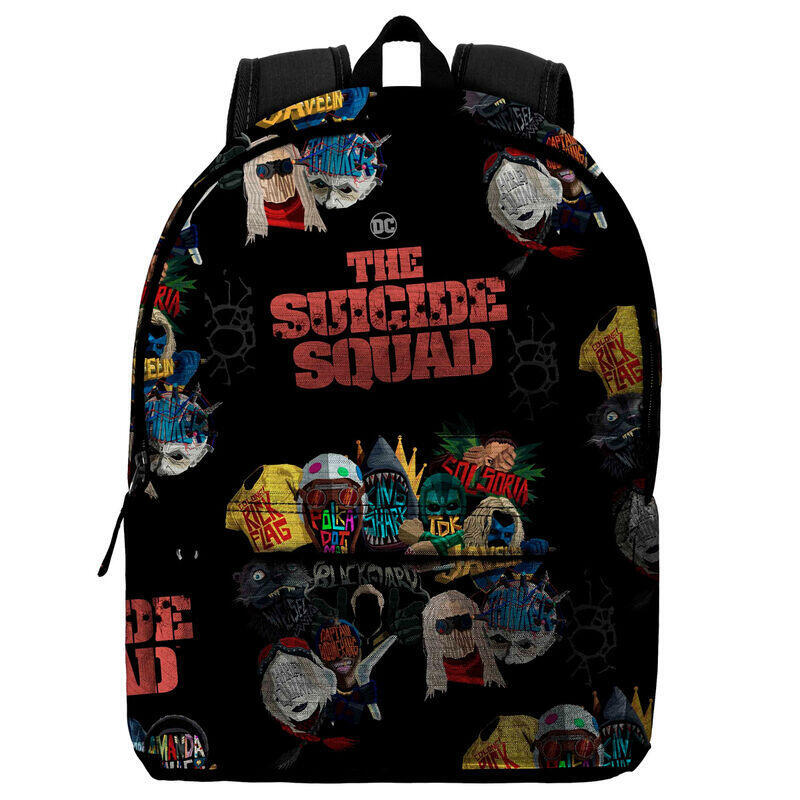 Mochila taskforce escuadron suicida dc comics adaptable 45cm