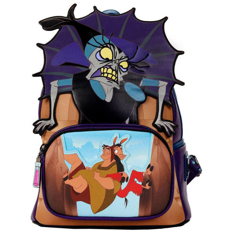 Mochila villanos el emperador y sus locuras disney loungefly 26cm