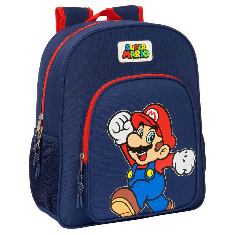 Mochila world super mario bros 38cm adaptable