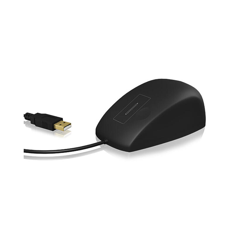 Mouse keysonic ksm-5030m-b usb negro / resistente al agua de silicona