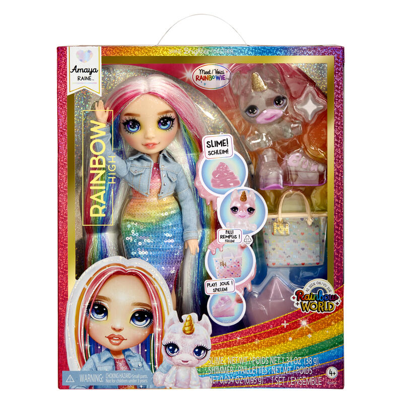 MuÑeca clÁsica de alta costura rainbow de mga entertainment: amaya, muÑeca   120230-eu