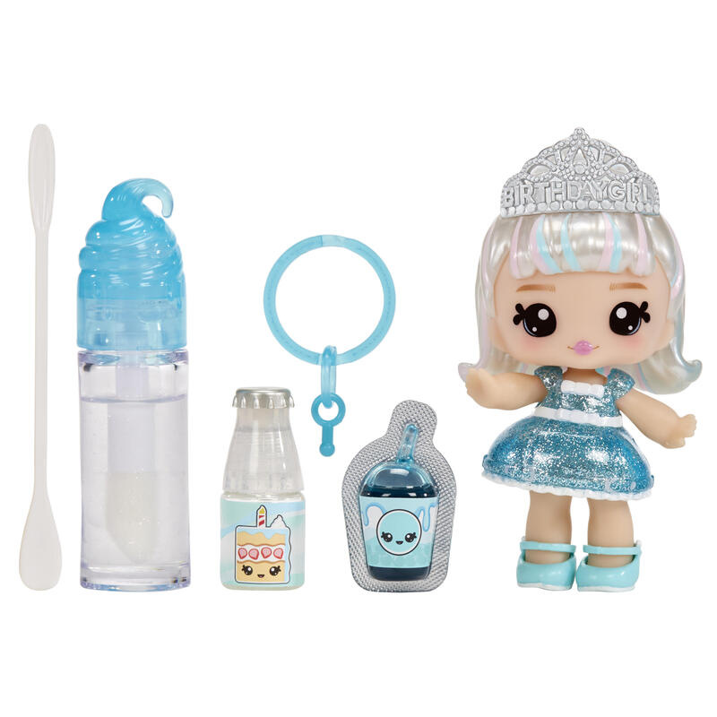 MuÑeca de brillo de labios yummiland de mga entertainment: pastel de cumpleaÑos de callie, muÑeca   120704-euc