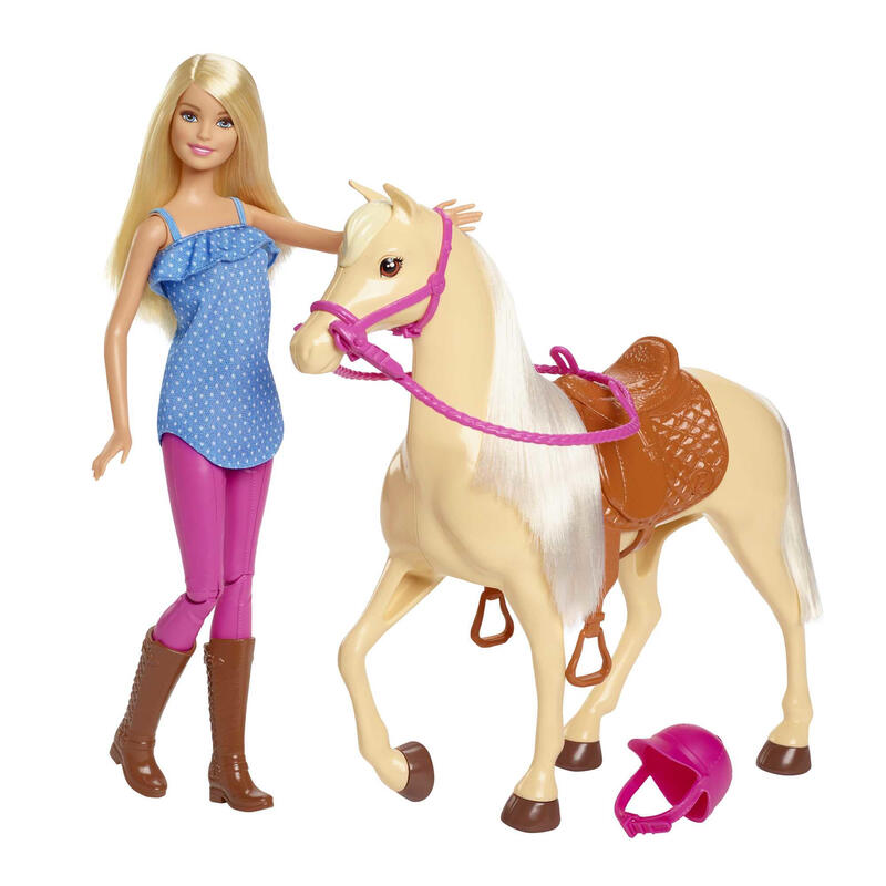 Muñeca mattel barbie caballo fxh13