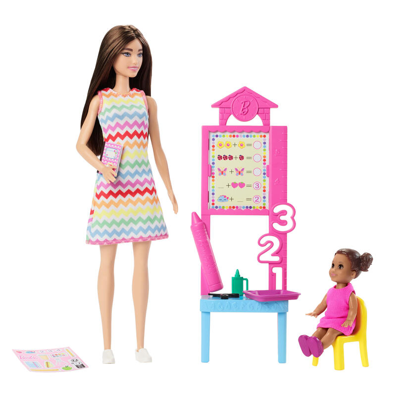 MuÑeca mattel barbie deluxe career profesora, jcr76