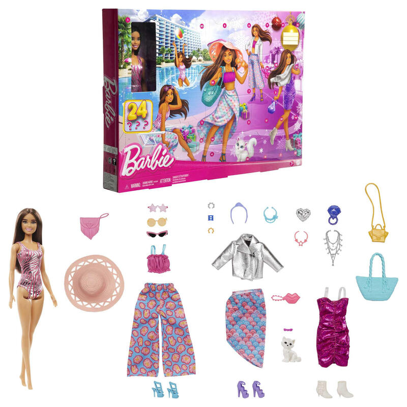 MuÑeca mattel barbie fab adventskalender 2023, hkb09