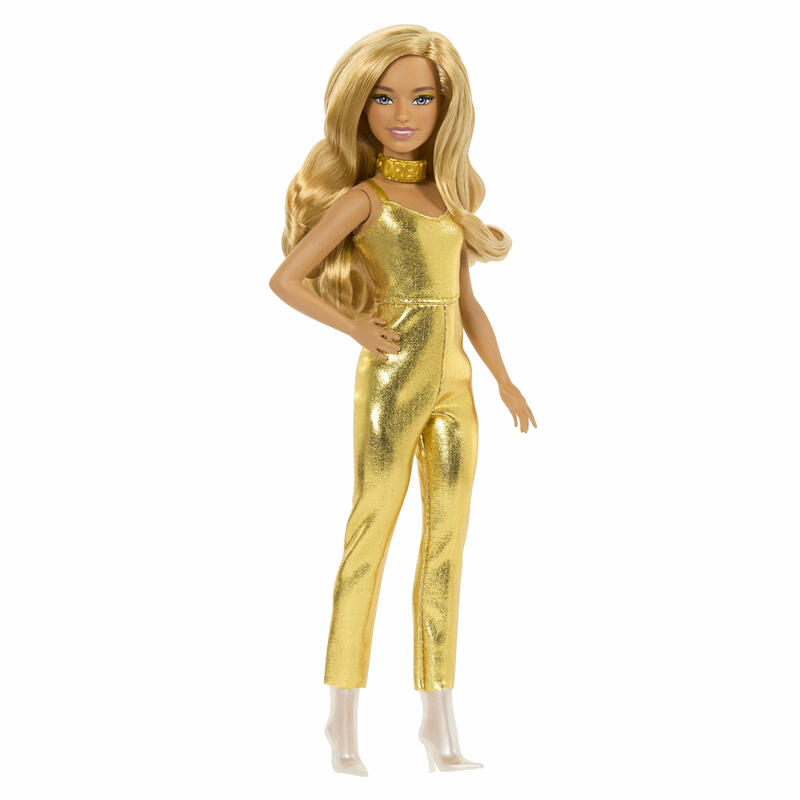 MuÑeca  mattel barbie fashionistas muÑeca sueÑos dorados hrh19