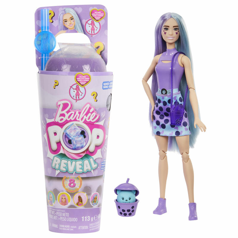 MuÑeca mattel barbie pop! reveal bubble tea series – taro milk htj19