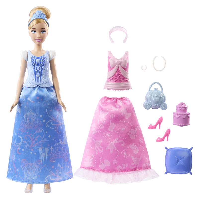 MuÑeca mattel disney princess fashion storytelling cenicienta   jcr95