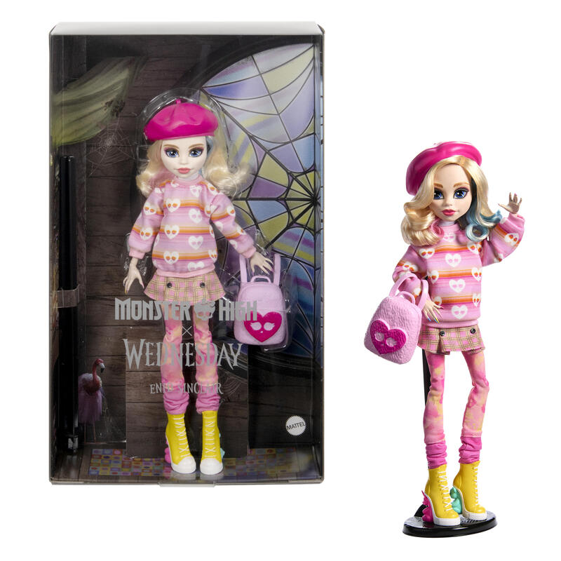 MuÑeca  mattel monster high x wednesday – enid hxj05