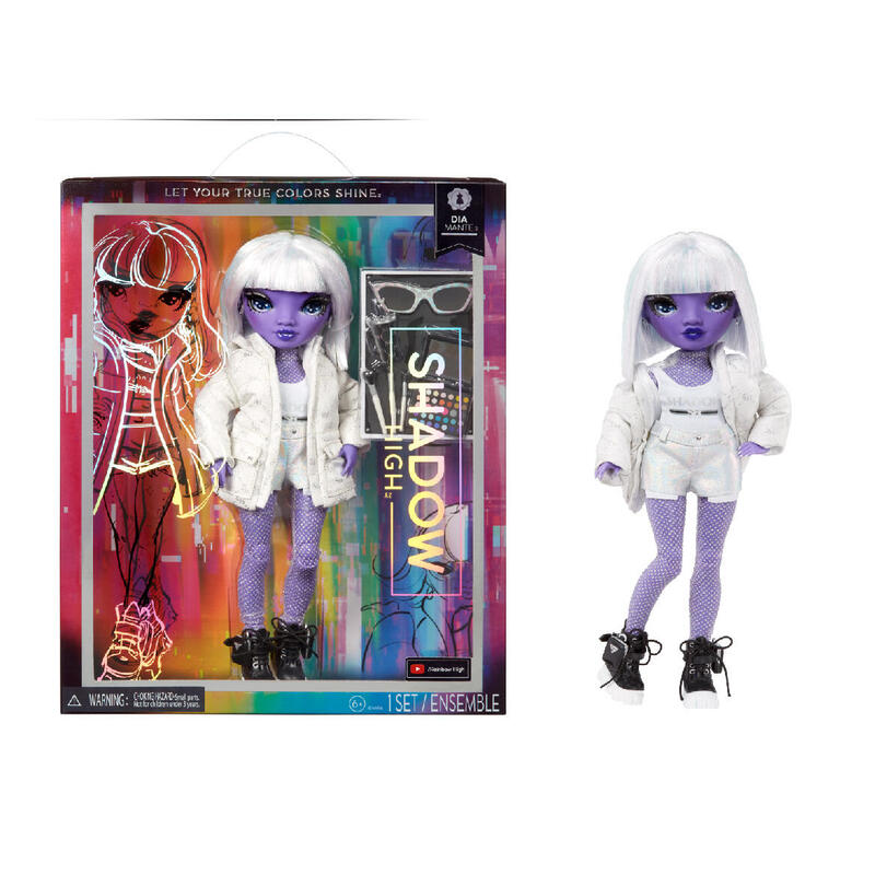 Muñeca mga entertainment shadow high s23 purple fasion doll – dia mante, 583066euc