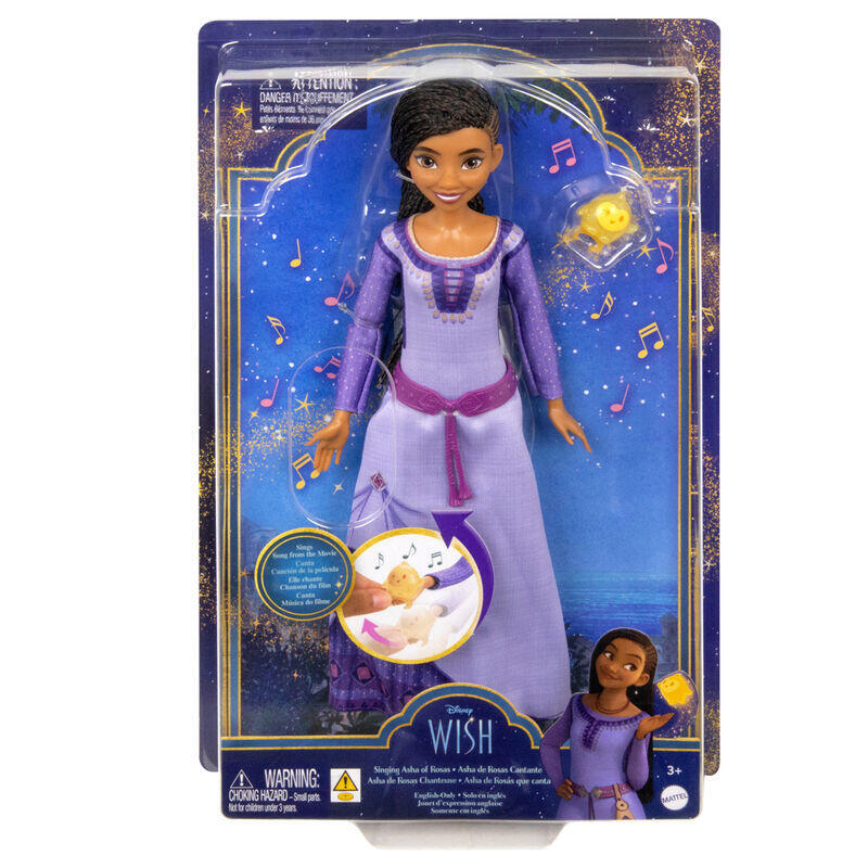 MuÑeca musical asha wish disney espaÑol