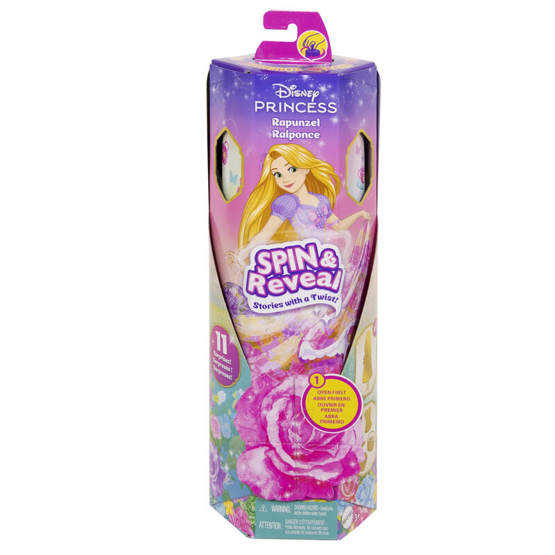 MuÑeca rapunzel spin reveal disney