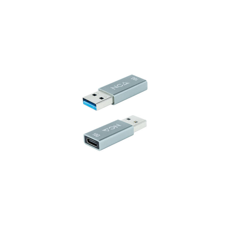 Nanocable adaptador usb-a 3.1 gen 2 macho a usb-c hembra – transferencia de datos de hasta 10 gbps – funcion otg