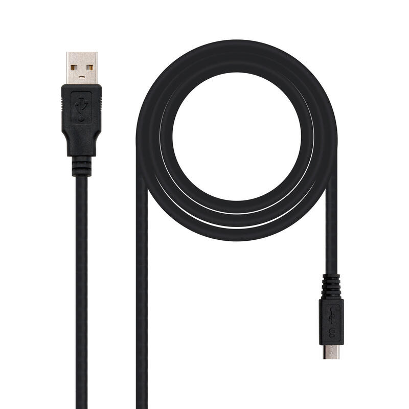 Nanocable cable usb-a 2.0 macho a micro-usb macho 1.80m