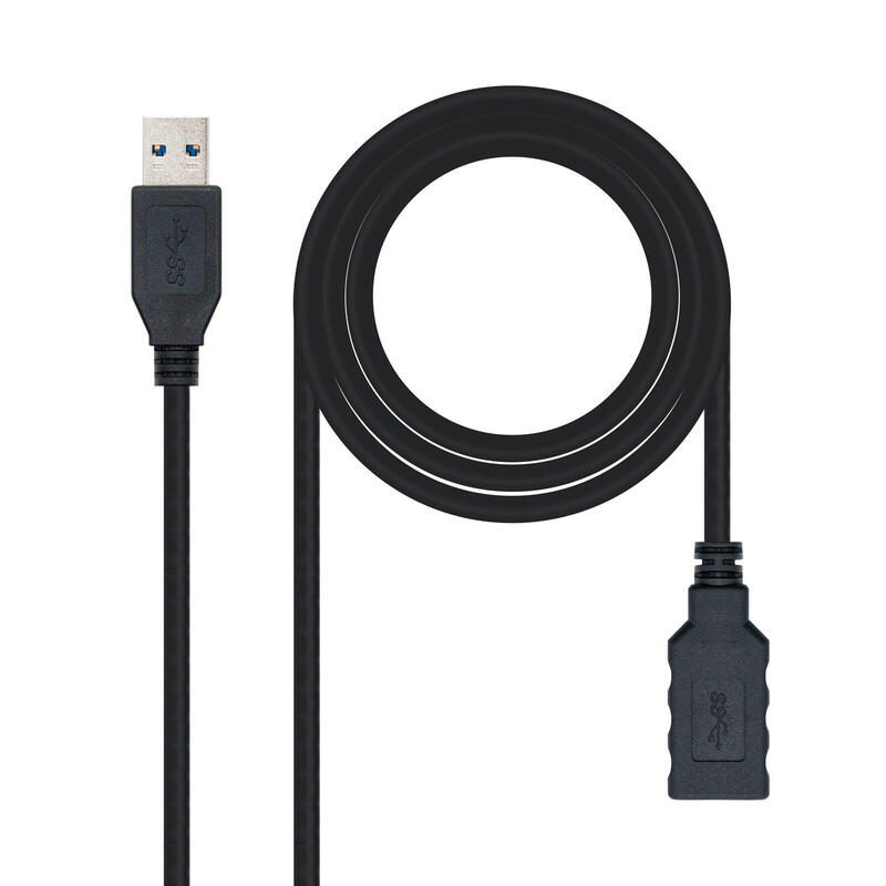 Nanocable cable usb-a 3.0 macho a usb-a hembra 3m