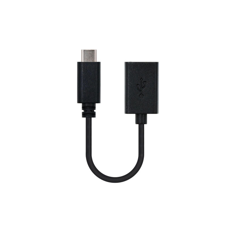 Nanocable cable usb-c 2.0 macho a usb-a hembra 15cm