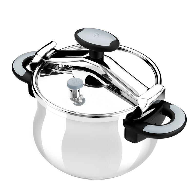 Olla a presiÓn bra new star a185503 Ø24cm 8l acero inoxidable apta para inducciÓn