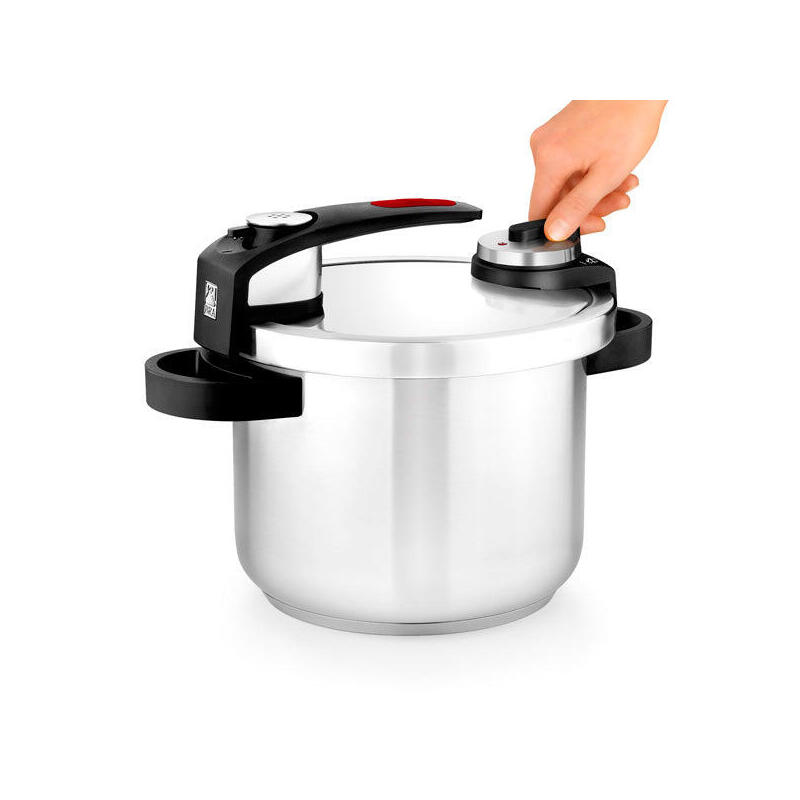 Olla a presiÓn tekna a185602 Ø22cm 6l acero inoxidable apta para inducciÓn