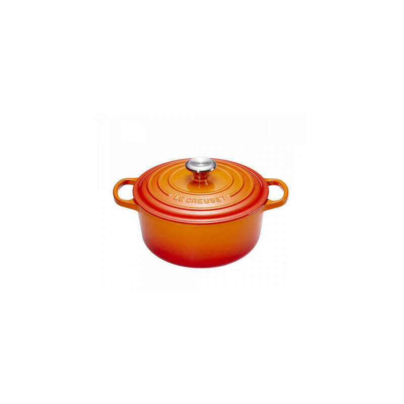 Olla le creuset 21177260902430  alta 5,3 l naranja