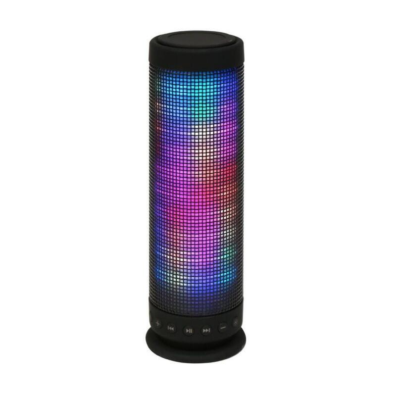 Omega altavoz bluetooth v3.0 led colorx88 negro