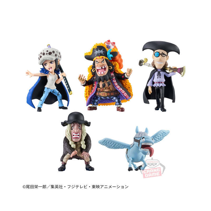 One piece world collectable figure trafalgar.law vs blackbeard pirates 1 unidad aleatoria