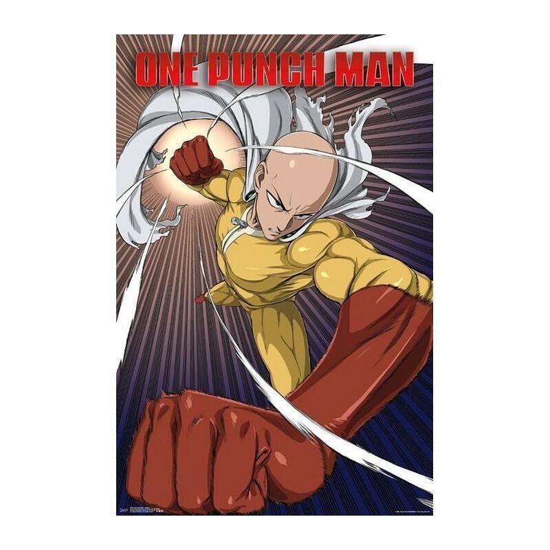 One punch man – poster 3d saitama & genos