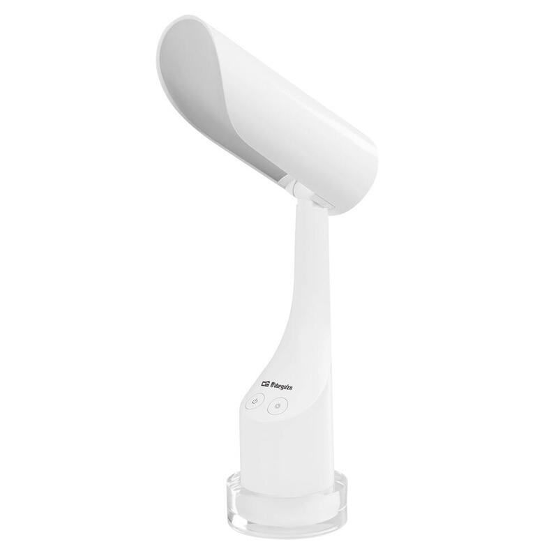 Orbegozo lp 3000 lampara led escritorio – luz regulable – base con 7 colores – bateria recargable – ideal para lectura